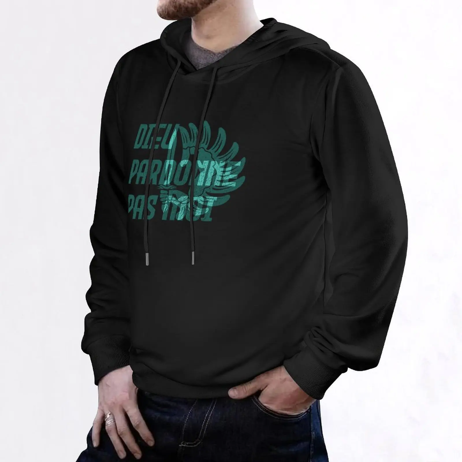 Legion Etrangere Dieu pardonne pas moi #2754 Hoodie men's coat graphic t shirts men anime clothing japanese style anime hoodie