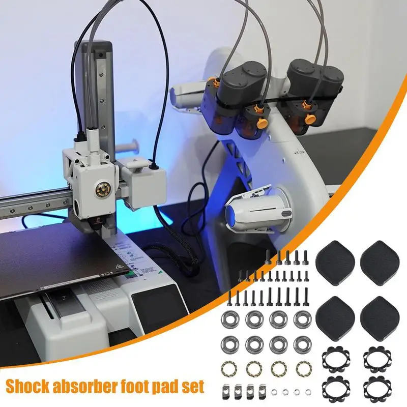 Anti-Vibration Feet For 3D Printers 3D Printer Accessories Anti-vibration Feet 3D Printer Tool Kit Shock-Absorbing 3D Printer