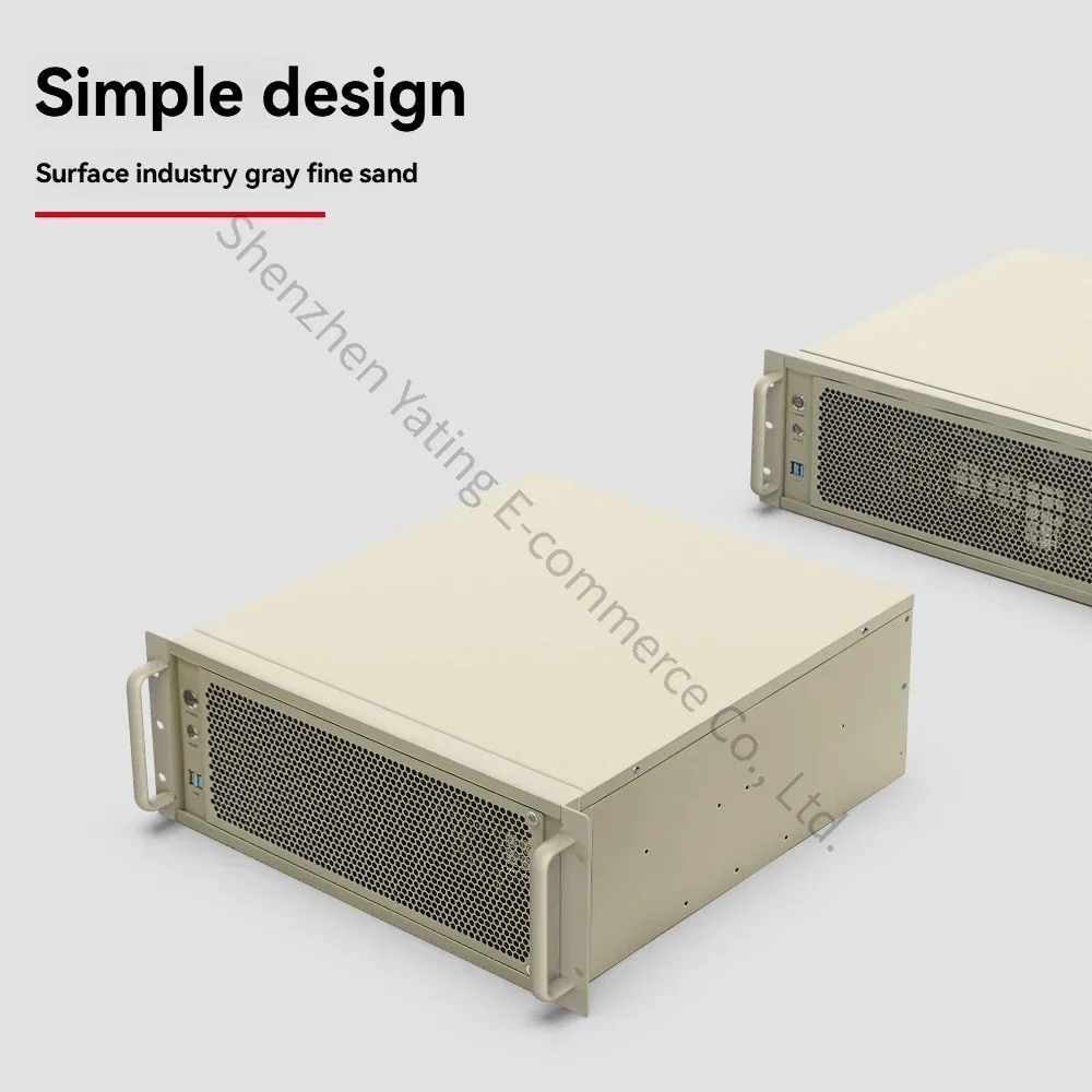 4U Chassis Industrial Control Server 360 Water-cooled EATX Motherboard Slot ATX Power Slot USB3.0 Metal Switch