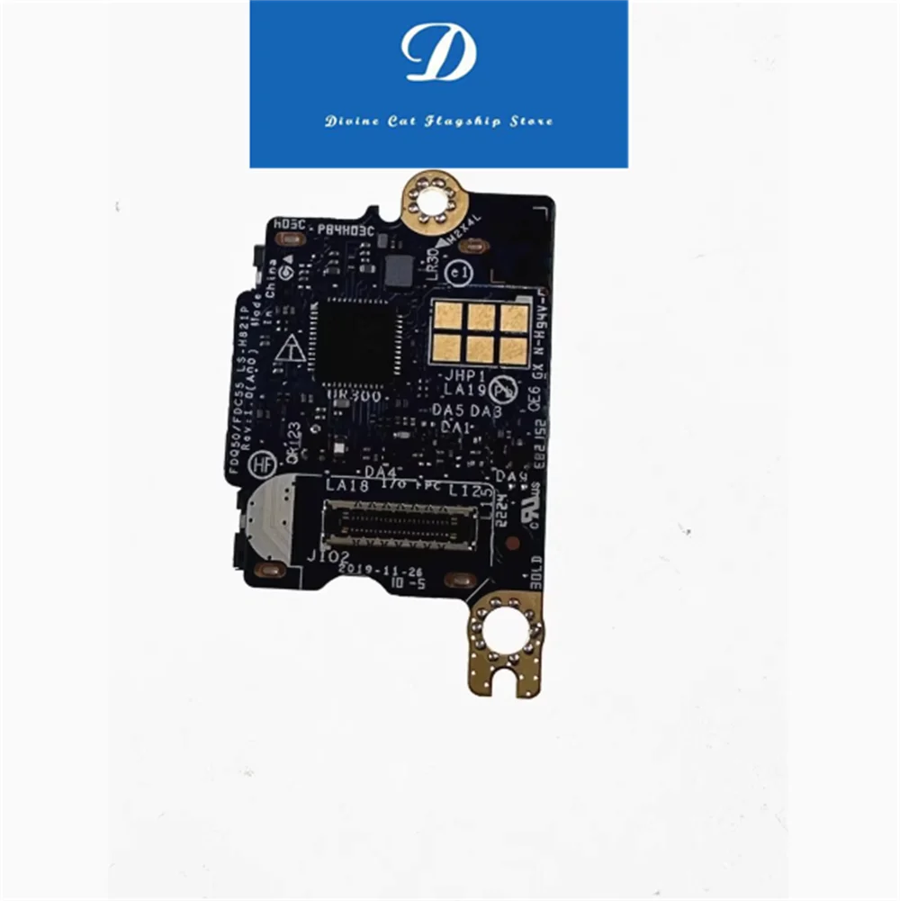 New FOR Dell XPS 15 9510 9520 9530 Precision 5560 5570 0H2HGT 04DV9Y LS-H821P SD Card Reader IO Audio Board