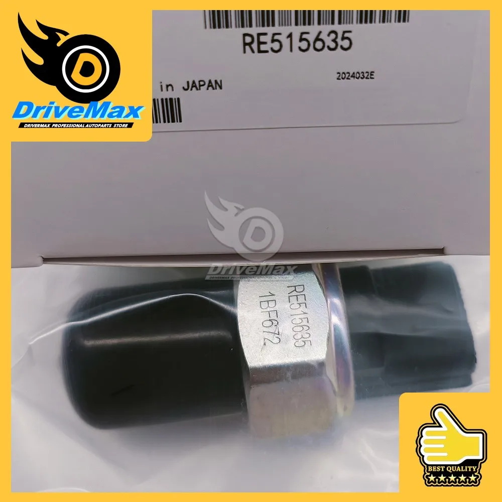 

1/2 PCS RE520930 RE515635 Fuel Pressure Sensor For John Deere 7420 7520 7710 7810 8120+ Fuel Rail Pressure Sensor