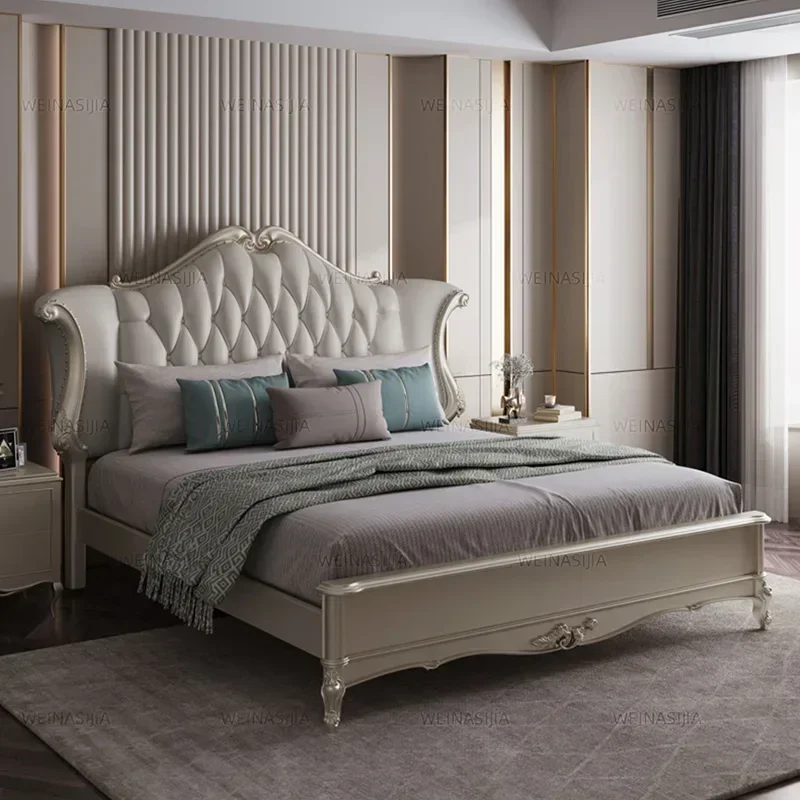 Girls Full Bed Castle Double Floor Storage Luxury Soft Massage Japanese Single Comfortable Bed Cheap Beliche Modern Furniture