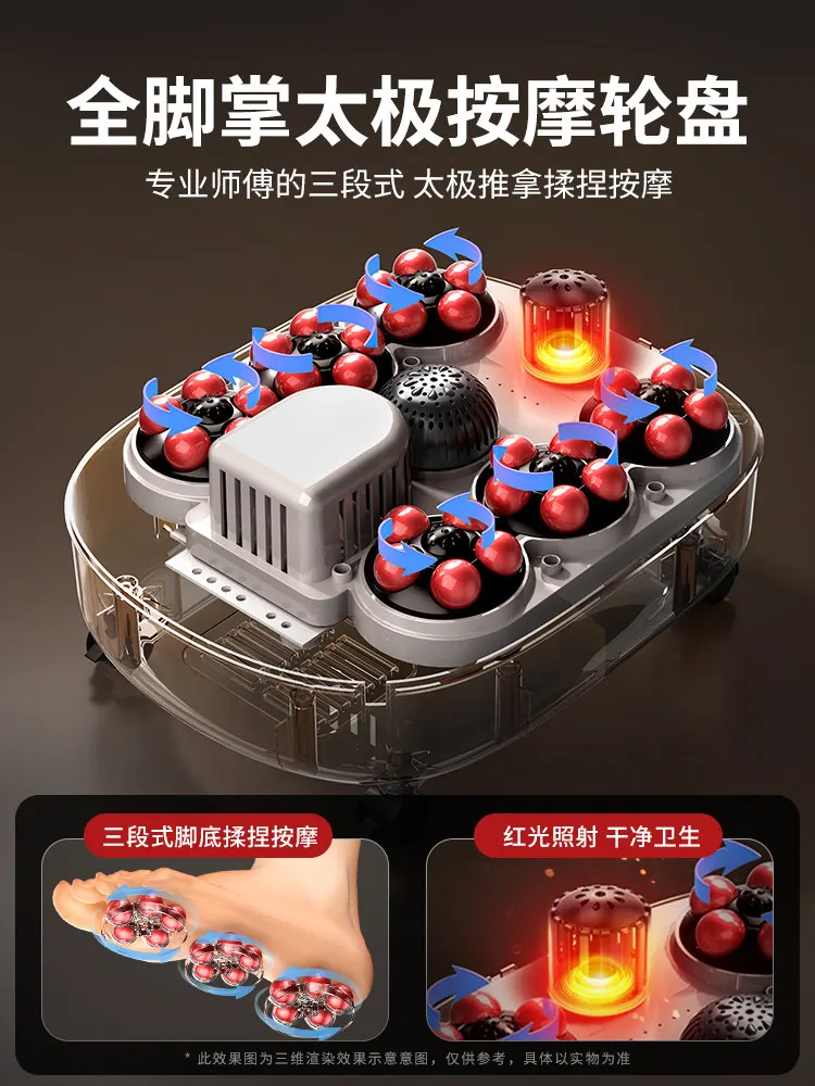 Deep Barrel Fully Automatic Electric Foot Spa Constant Temperature Heating Foot Massager Tub Household Foot Bath Basin