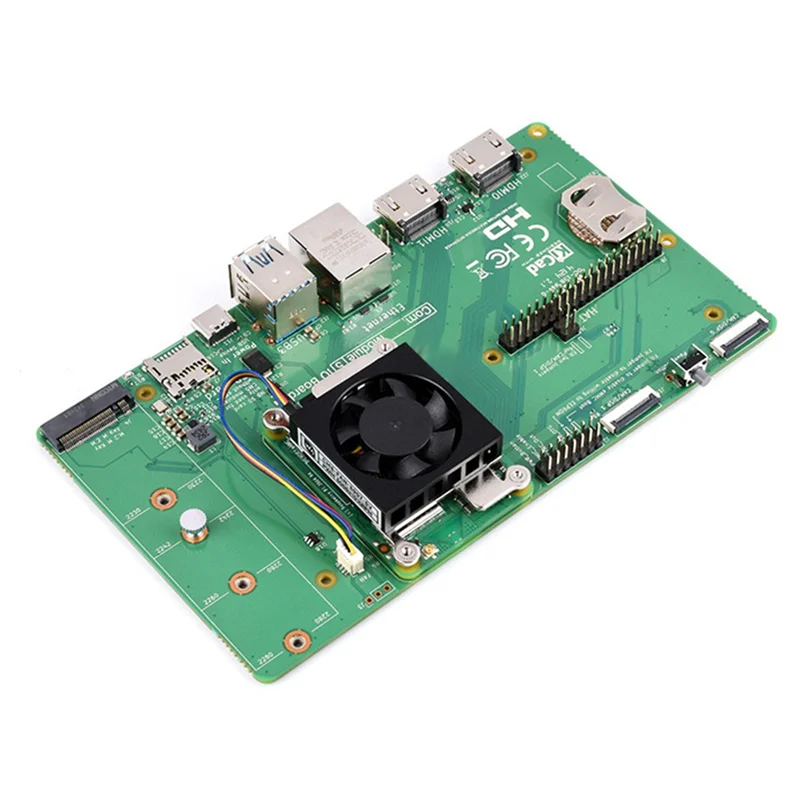 ที่มีประสิทธิภาพสําหรับ Raspberry Pi CM5 IO Board Baseboard สําหรับ Raspberry Pi Compute โมดูล 5 IO บอร์ดสนับสนุน M.2 Nvme SSD
