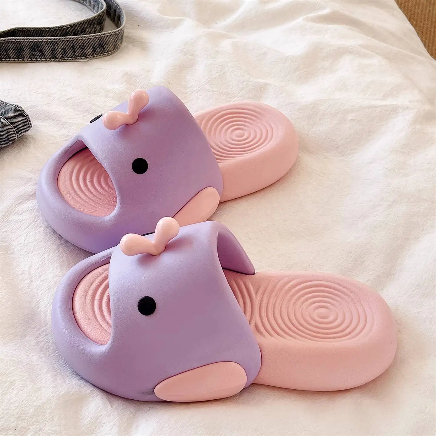 

Funny Whale Slipper 2025 New Women's Summer Slippers Cute Whale Cartoon Design Non Slip Thick Soled For Indoor & Outdoor Wear