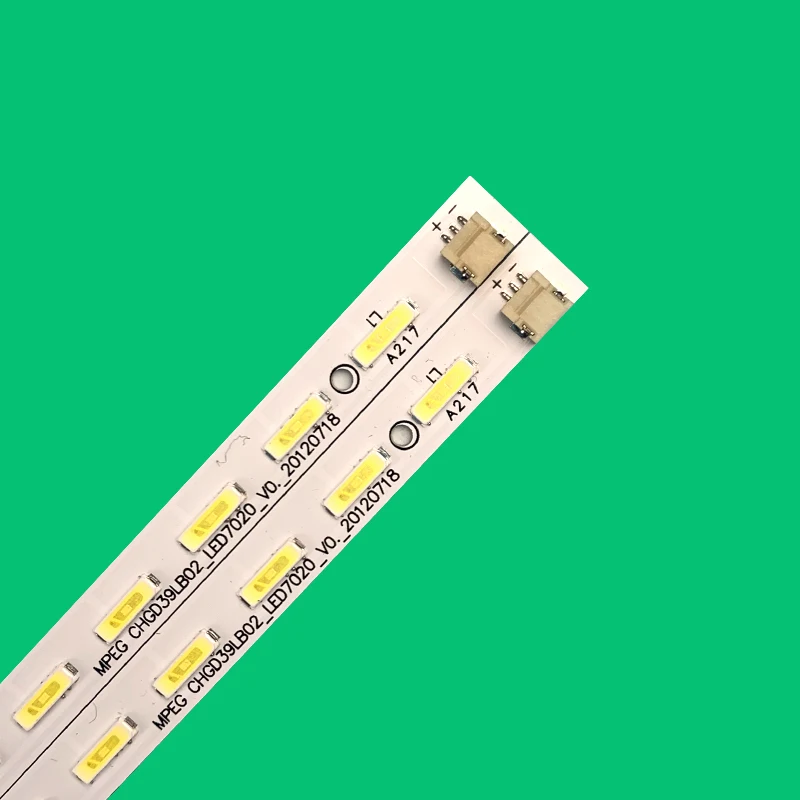 Dla Changhong LED39B1000C LED39B3100iC listwa oświetleniowa CHGD39LB02-LED7020-V0.3 100% nowy listwa oświetleniowa LED listwa oświetleniowa 43.4CM 39LED