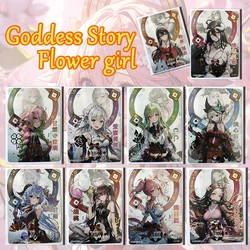 Dea storia Flower girl albedo Kanroji Mitsuri Kamado Nezuko Tokisaki Kurumi Hu Tao SSR card Toy collection boy regali di compleanno