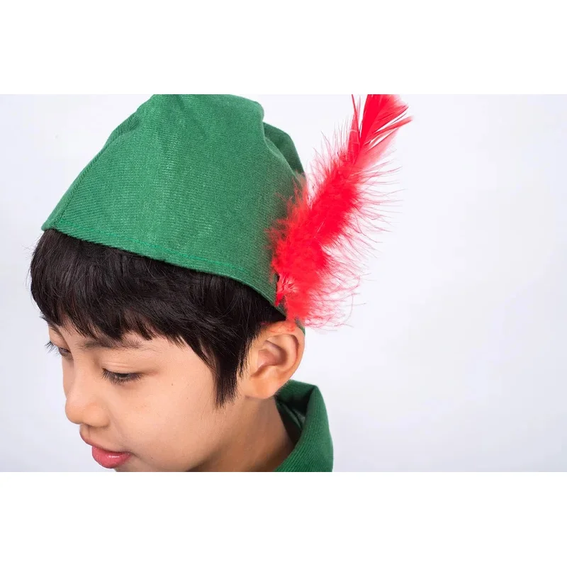 MN1 Costume da Peter Pan per bambini per ragazzi Halloween Purim Carnevale Festa in maschera Vestito cosplay 4-10Y9 * Jy