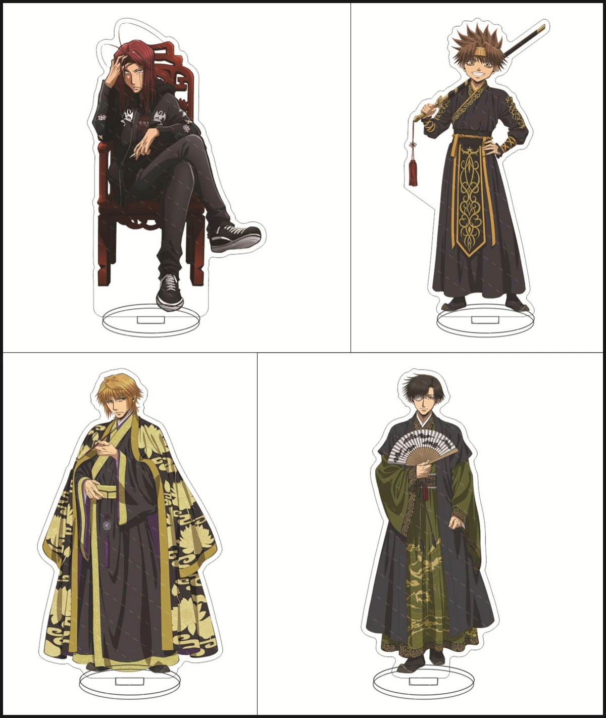 

new Anime RELOAD Saiyuki RELOAD GENJYO SANZO SHA GOJEYO CHO HAKKAI Acrylic Figure Stand Figure Model Brinquedos Kids Gift toy