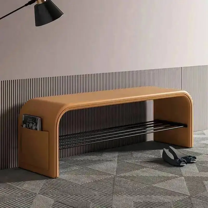 Store Shoe Creative Entrance Hall Nordic Can Changing Stool Home Light Luxury Bedroom Bed End Comfortable Soft Bag Leisure Bench