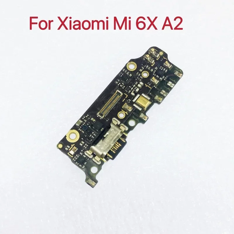 Pop Microphone ModuleUSB Charging Port Board Flex Cable Connector Parts For Xiaomi Mi 6X Mi A2 MiA2 Replacement