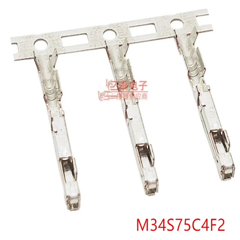 100pcs/lot jae original car connector M34S75C4F2 supporting MX34 series terminal pin 100 start