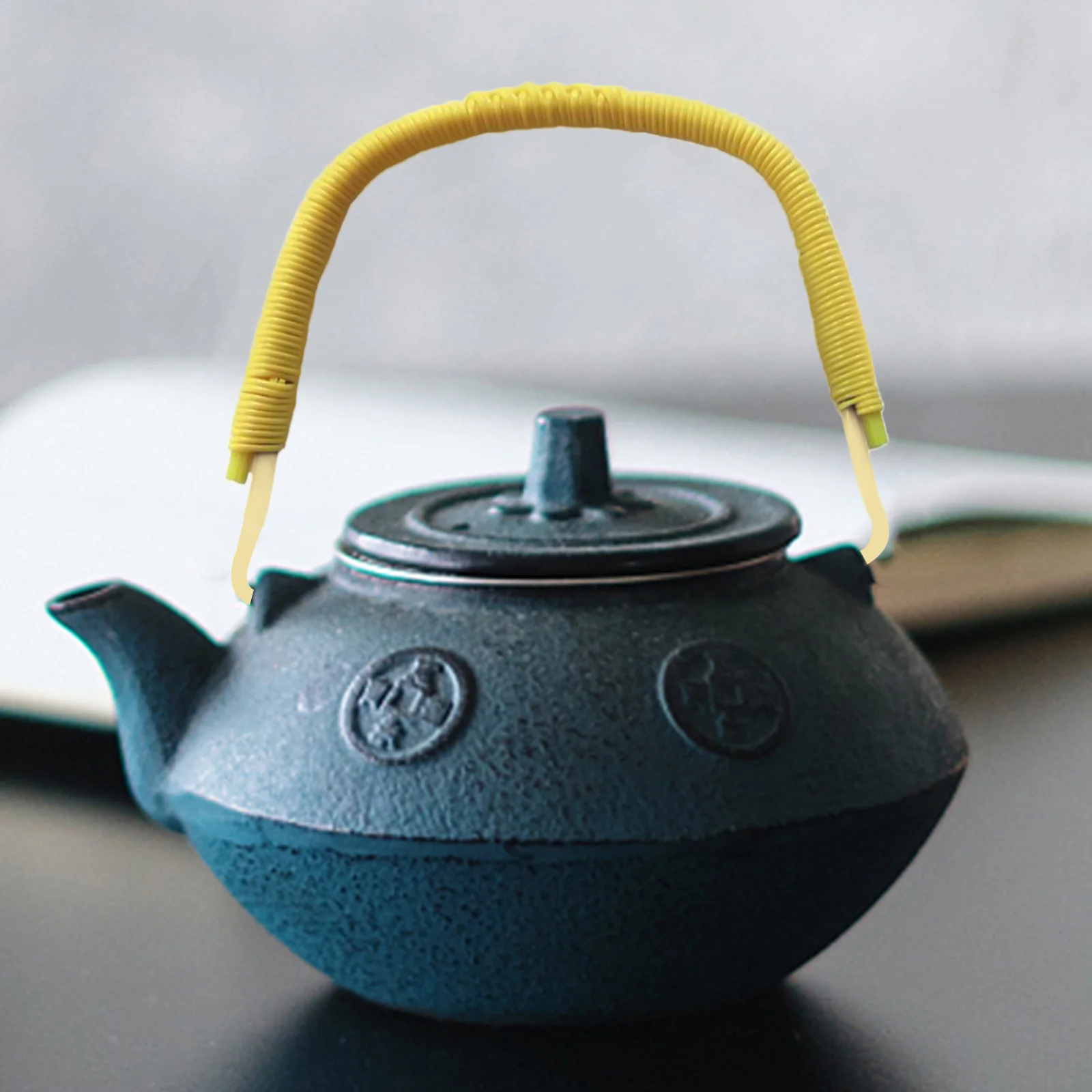 

4pcs Kettle Handle Replacement Teapot Accessories Household Grip Wear-Resistant Heat Resistant Retro Compact Plastic Beam