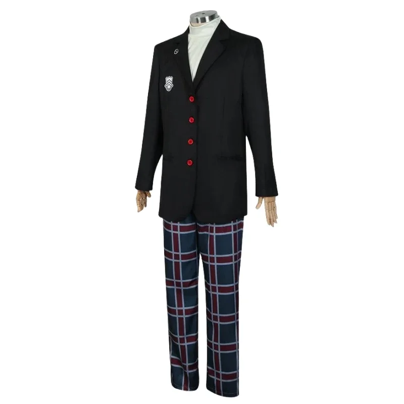 Game Persona 5 Akira Kurd Cosplay Costume P5Rain Palace Lotus Ren Amamiya Full Set School Uniform Mens Unisex Blazer Outfit