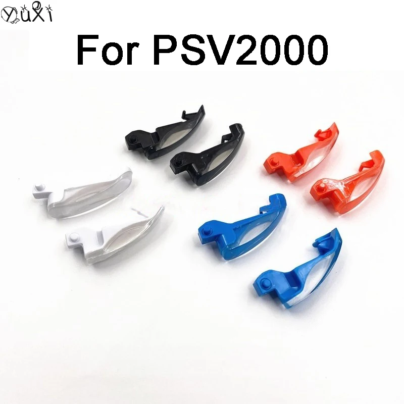 Yuxi 1คู่สำหรับ PSV2000 L R ปลอกหุ้มกุญแจพลาสติกซ่อมแซมอุปกรณ์เสริมคอนโซลซ้ายขวา LR ปุ่มทริกเกอร์เปลี่ยน