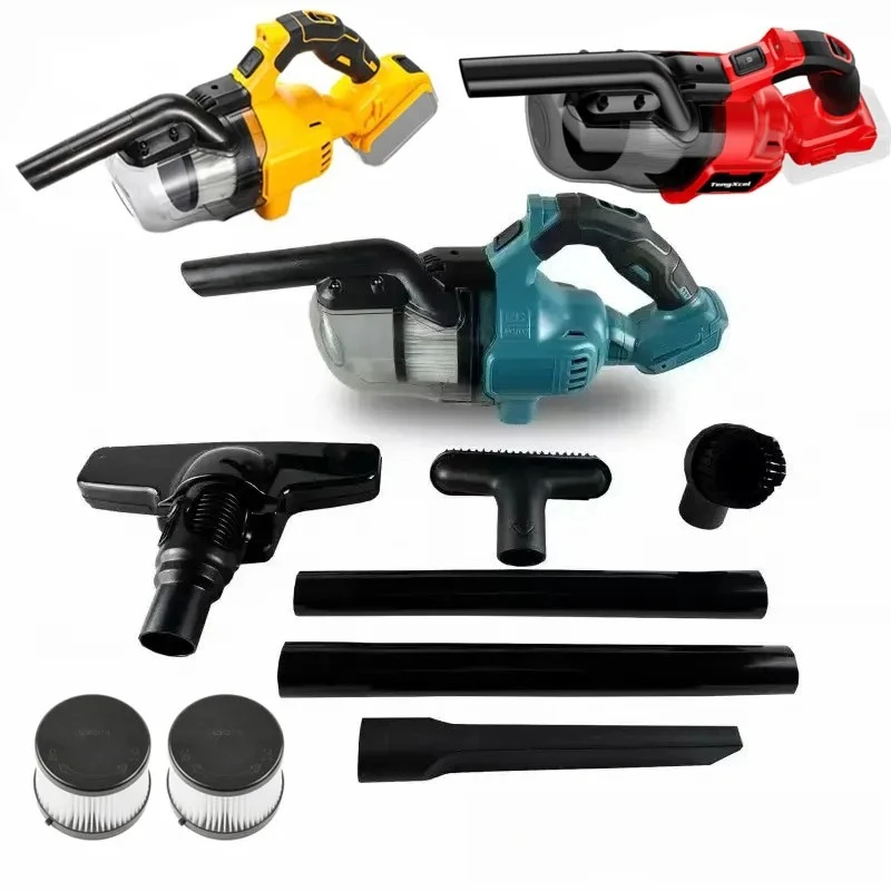 5 in 1 Cordless Handheld Vacuum Cleaner Compatible With Makita Dewalt 18V Battery Portable Hand for Hard Floor Car Hair Cleaning