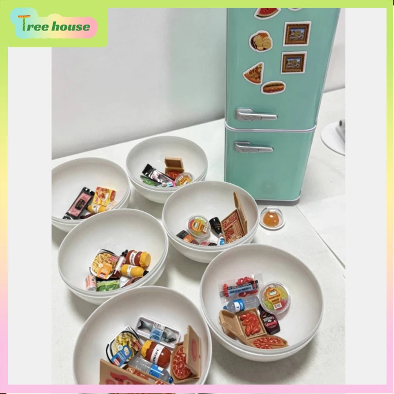 

ZURU Mini Fridge Surprise Ball - Micro Refrigerator Blind Box, Realistic Tiny Food Dollhouse Props & Pretend Play Toy for Kids