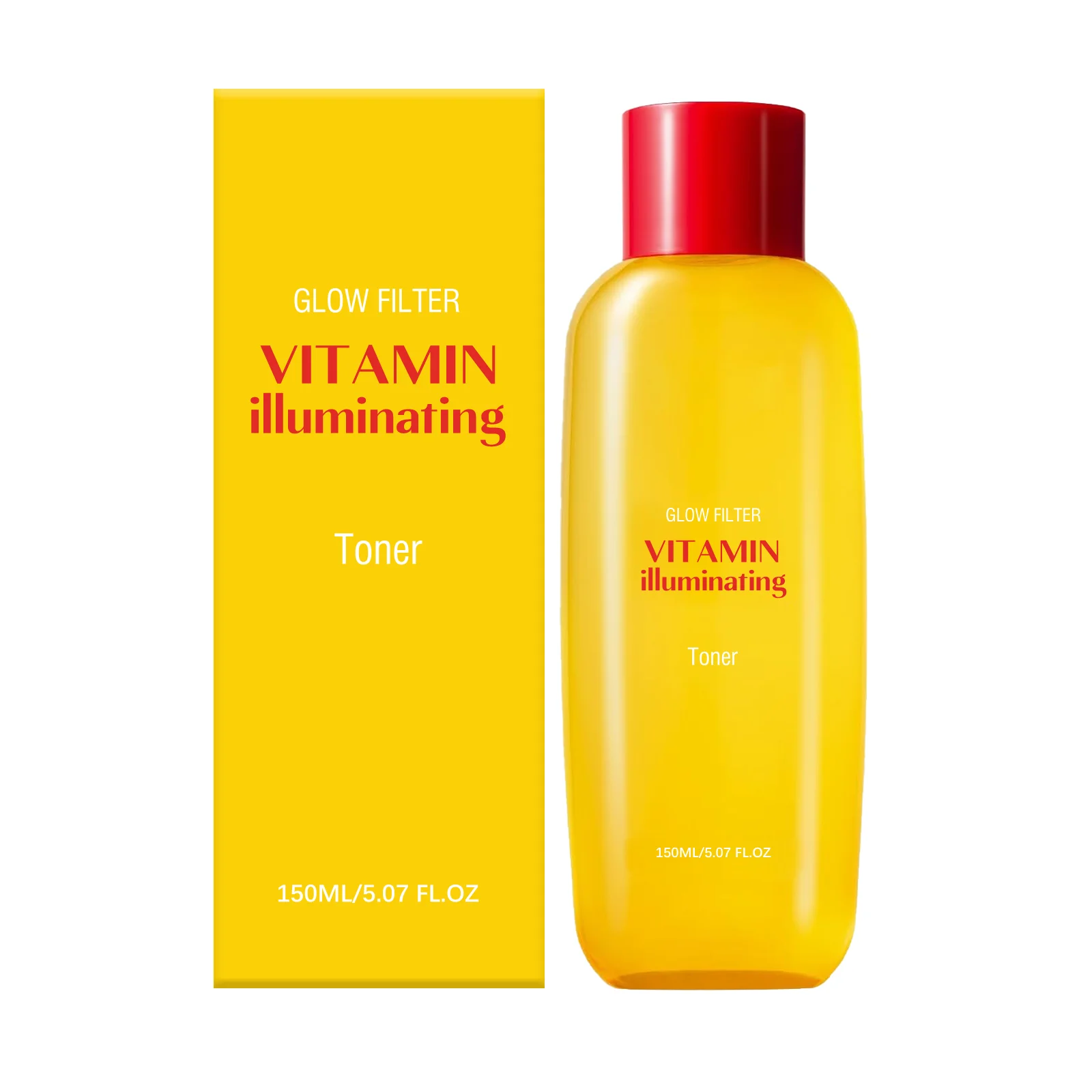 Vitamin C Illuminating Toner Deep Hydration Refreshing Improving Dullness Pore Shrinking Brightening Glow Boosting Facial Care