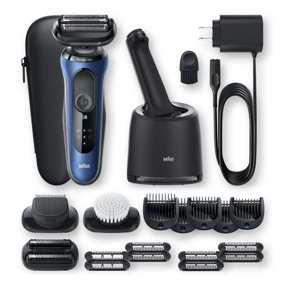 

Series 6 6095cc Electric Razor for Men with SmartCare Center, Beard Trimmer, Stubble Beard Trimmer, Cleansing Brush