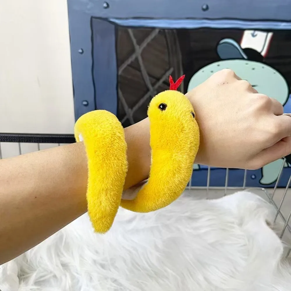 

Wrap Around Arm Year of The Snake Plush Toy Little Snake Soft Snake Stuffed Plush Doll Comfort Cartoon Snake Animal Doll