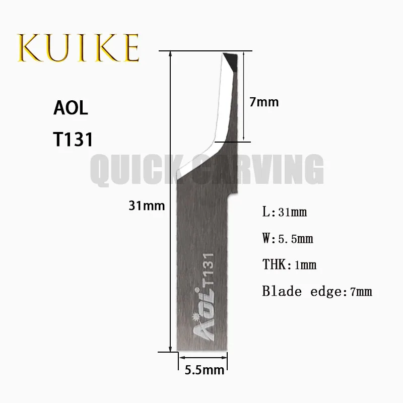 10 pz AOL T142 T033 T038 T131 T133 T138 lama oscillante macchina da taglio vibrante utensile coltello da taglio in carburo di tungsteno