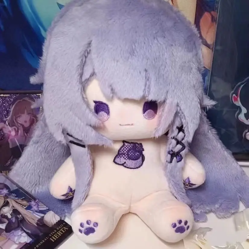 20cm Doll Honkai: Star Rail The Herta Game Anime Plush Doll Body Dress Up Clothes Plushies Stuffed Toys Figures Birthday Gift
