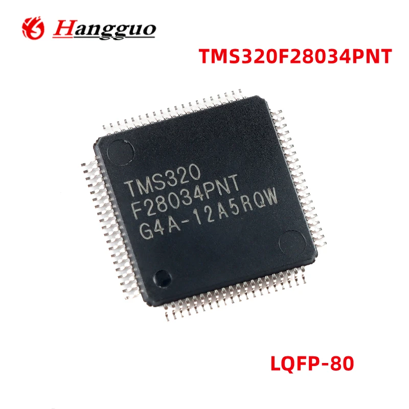 5PCS Original TMS320F28034PNT QFP80 FOr air conditioner drive CPU microcontroller chip IC MCU 32BIT 128KB FLASH Fast delivery