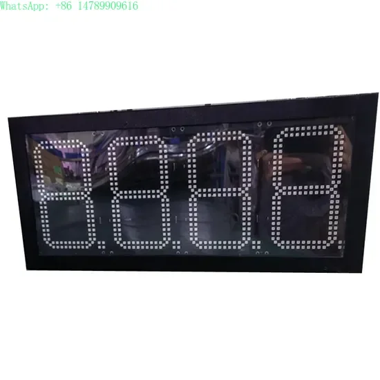 

LEDCustom Waterproof DisplayOutdoor Digital Display 8inch Gas Price Sign For Gas Station