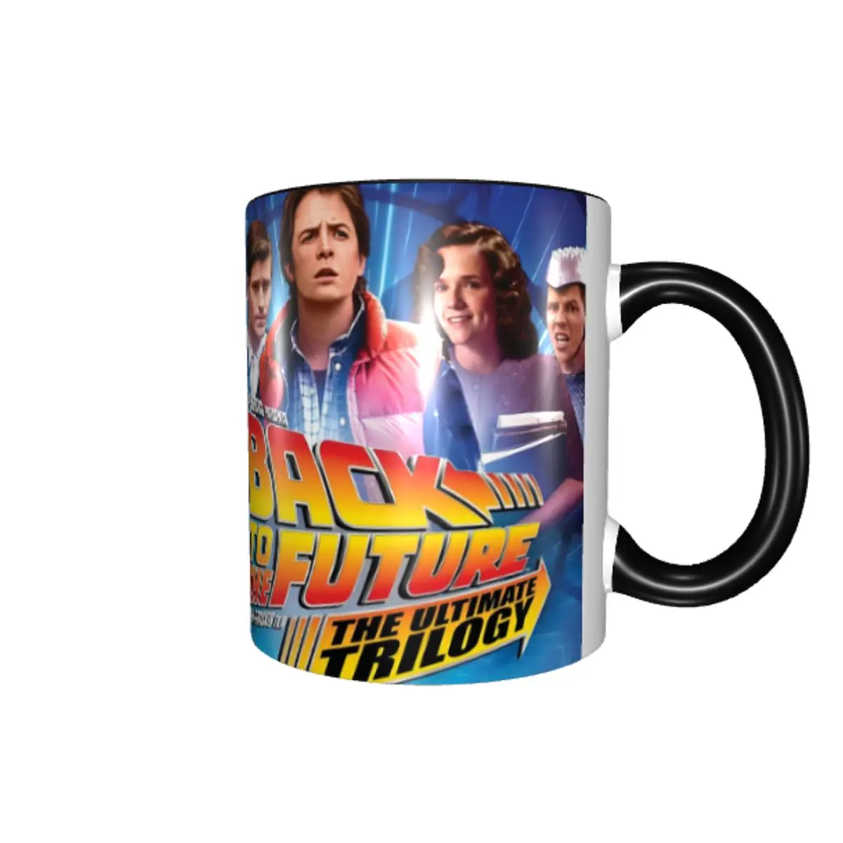 Personalized DIY Back To The Future Ceramic Mugs Funny Film 3D Print Coffee Cup Creative Present
