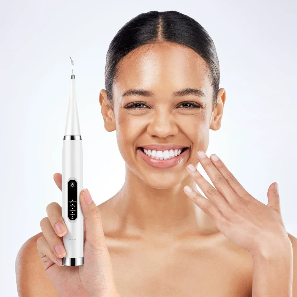 Electric Sonic Teeth Whitening Plaque Tartar Removal  Scaler