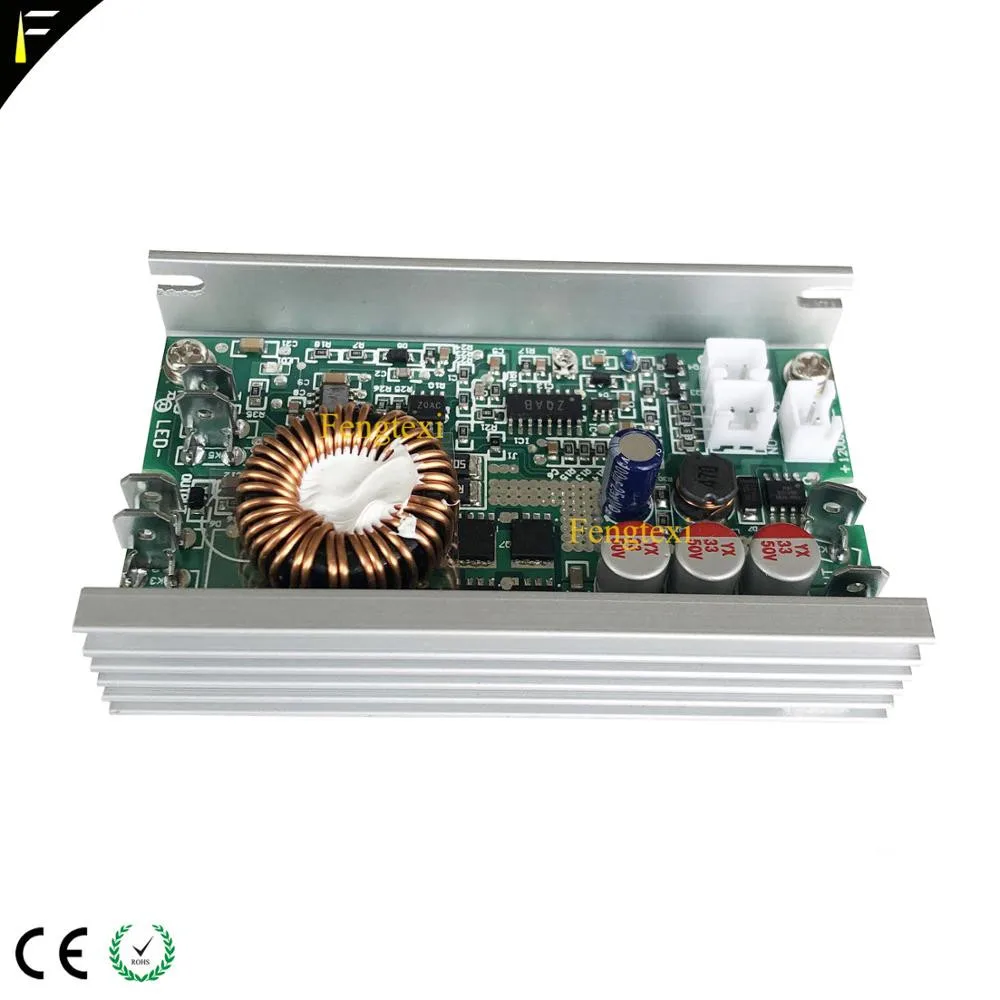 Luz de endoscopio/luz de cabezal móvil 120w150w200w entrada de controlador LED 24VDC salida 14-17VDC 8.5A/12A PWM Placa de accionamiento de corriente constante