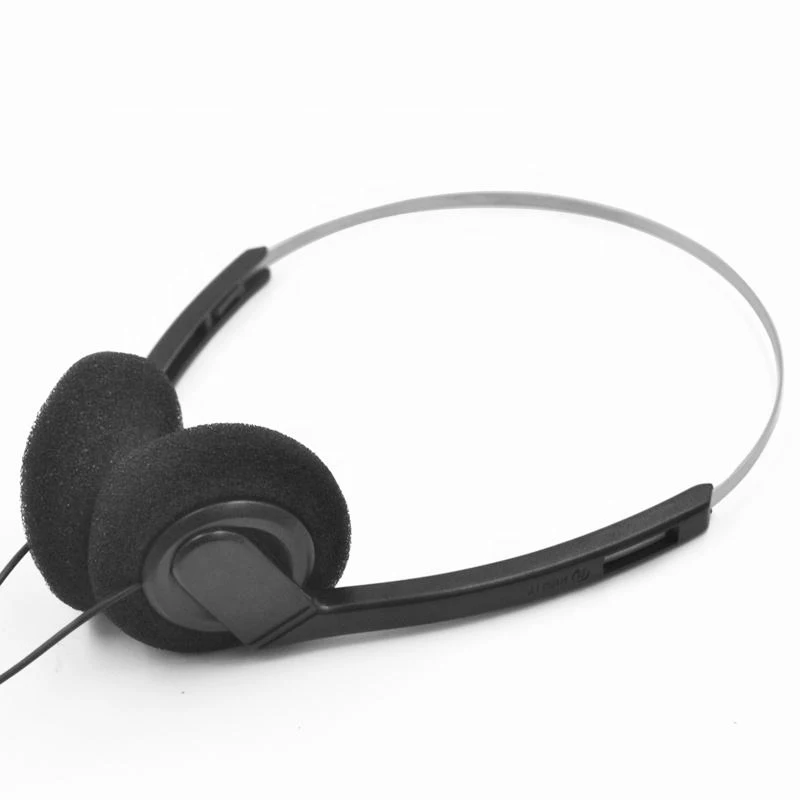 Cheapest 3.5mm Stereo Plug Wired Headset Wholesale Music Earphones & Headphones Wired Airline Earbud Airplane Headset Headphones