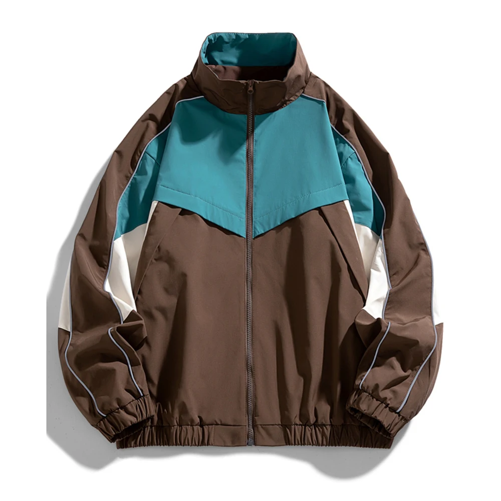 Spring Autumn Men's Bomber Jackets Fashion Men Lightweight Streetwear Zipper Coats Men Windbreaker Baseball Uniform Jackets