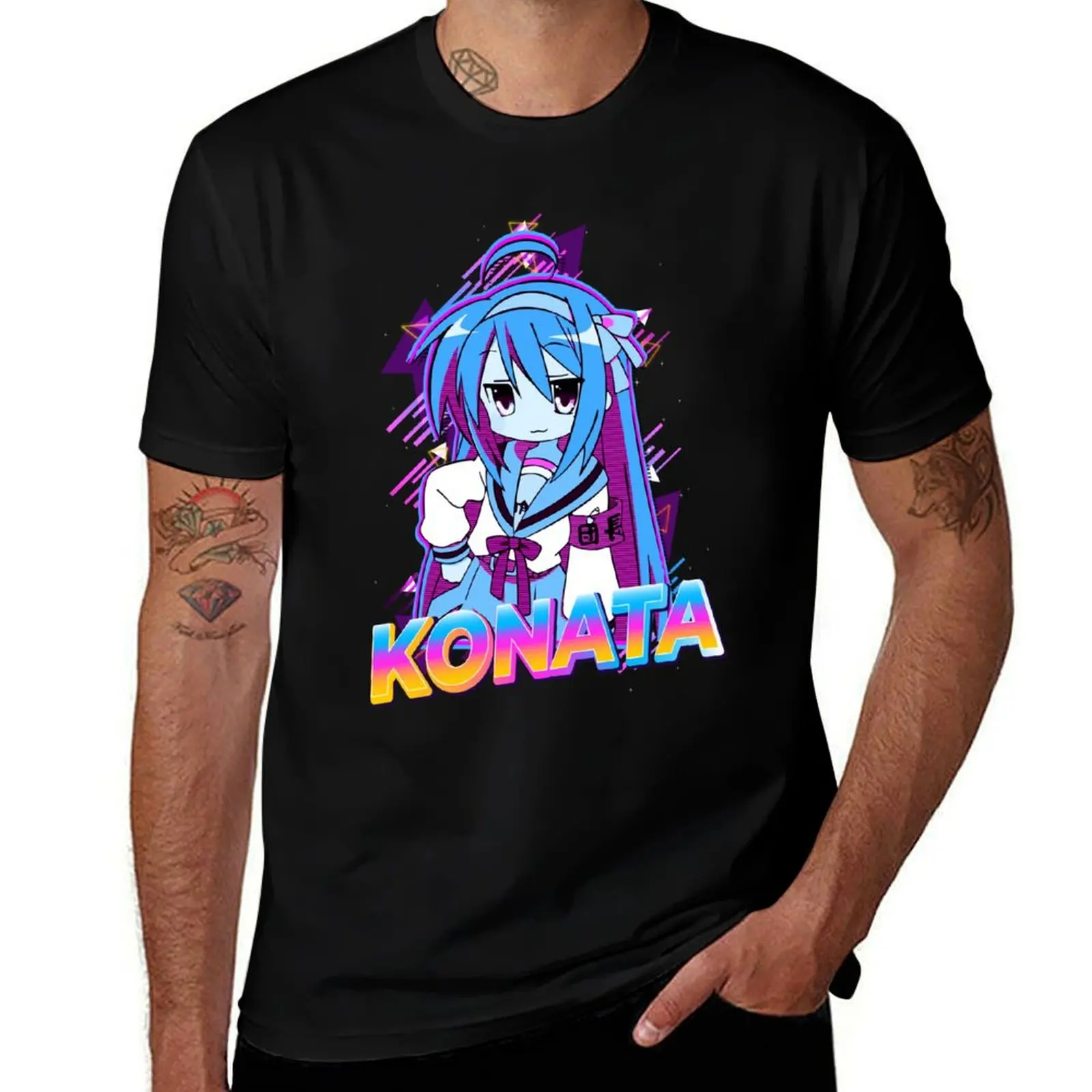 

Konata | Lucky Star T-Shirt t shirts for man graphic vintage t shirt for man 100 percent cotton T-Shirt