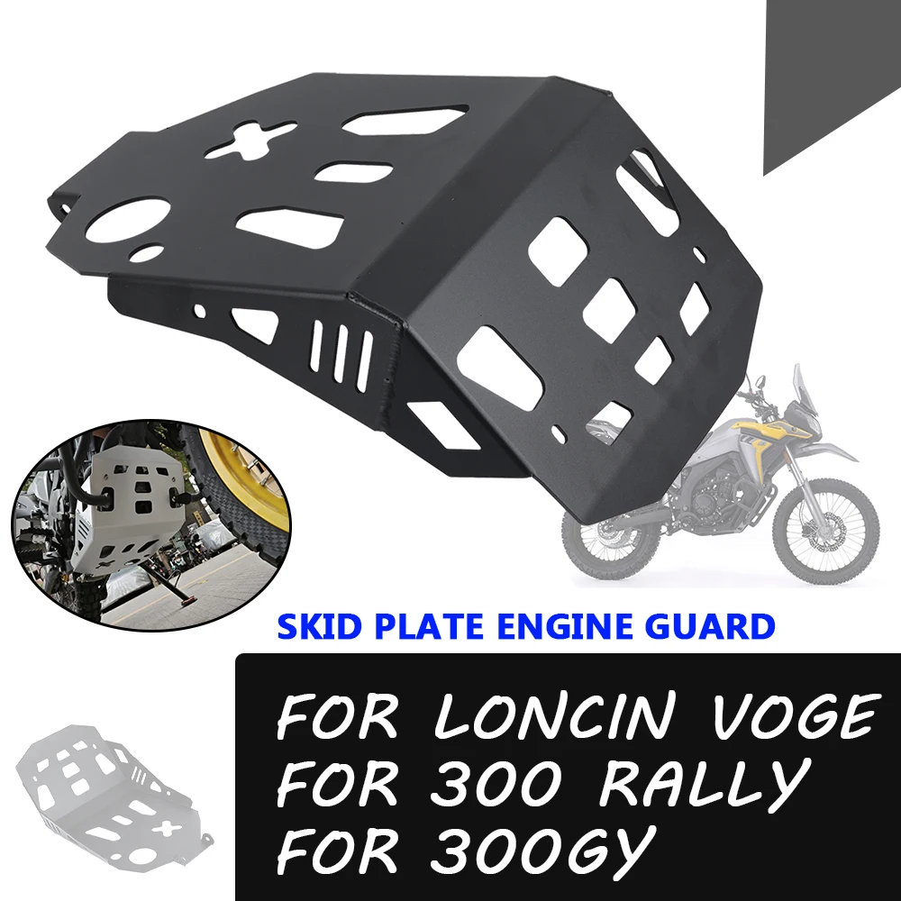 

Motorcycle Accessories Engine Guard Protector Cover Chassis Skid Plate For LONCIN VOGE 300 RALLY 300 GY RALLY300 300RALLY 2023