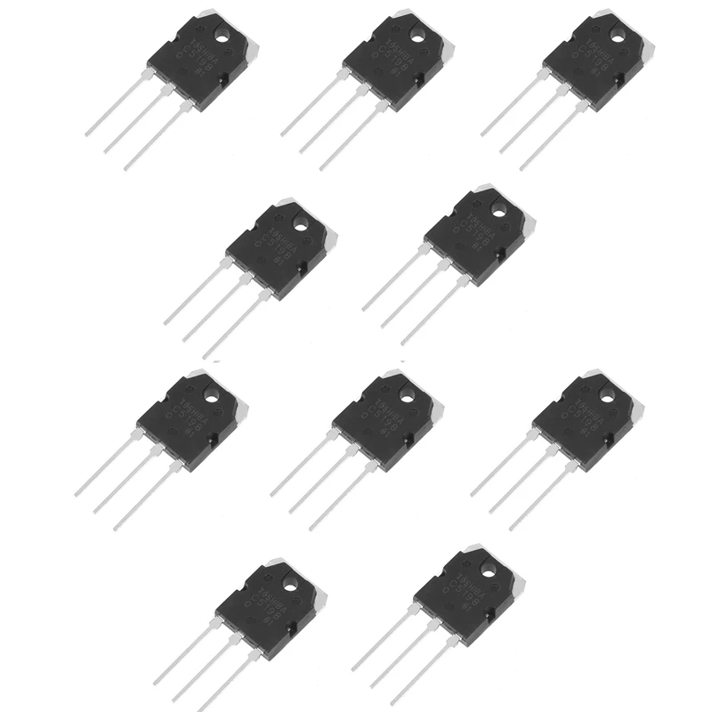 10 Pair A1941 + C5198 10A 200V Power Amplifier Silicon Transistor