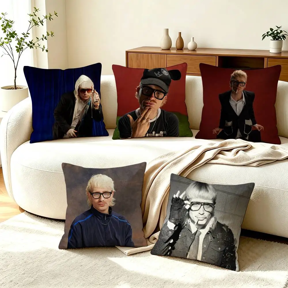 J-Joost Klein Dutch Rapper  Pillow Case Square Double-Sided Sofa Cushion Cover Bedroom Bedside Pillow