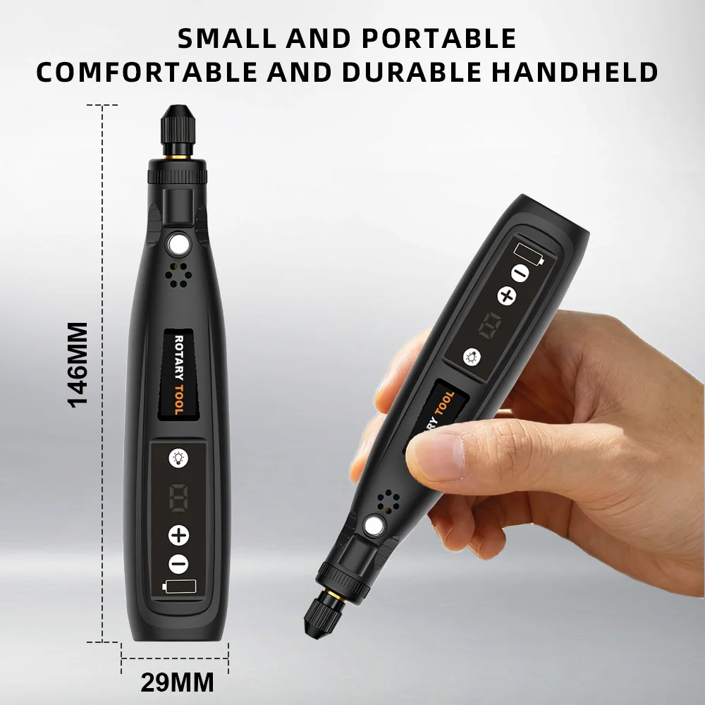 Mini Electric Drill 5 Speed Variable DIY Power Tools for Grinding and Polishing Mini Electric Drill for Drill Holes