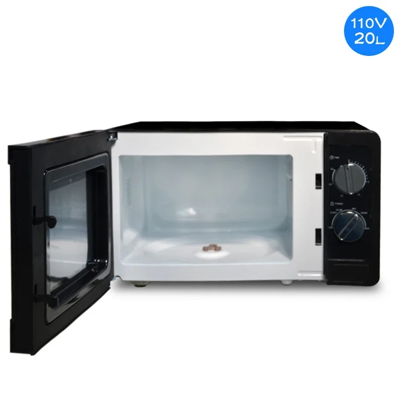 Forno de microondas ajustável de alta potência, mesa giratória marinha, comercial e doméstica, 20L, 110V, 60HZ