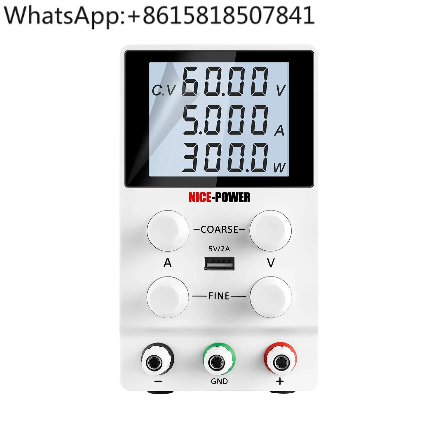 

Quick caching LCD screen adjustable DC regulated power supply 30V5A10A60V