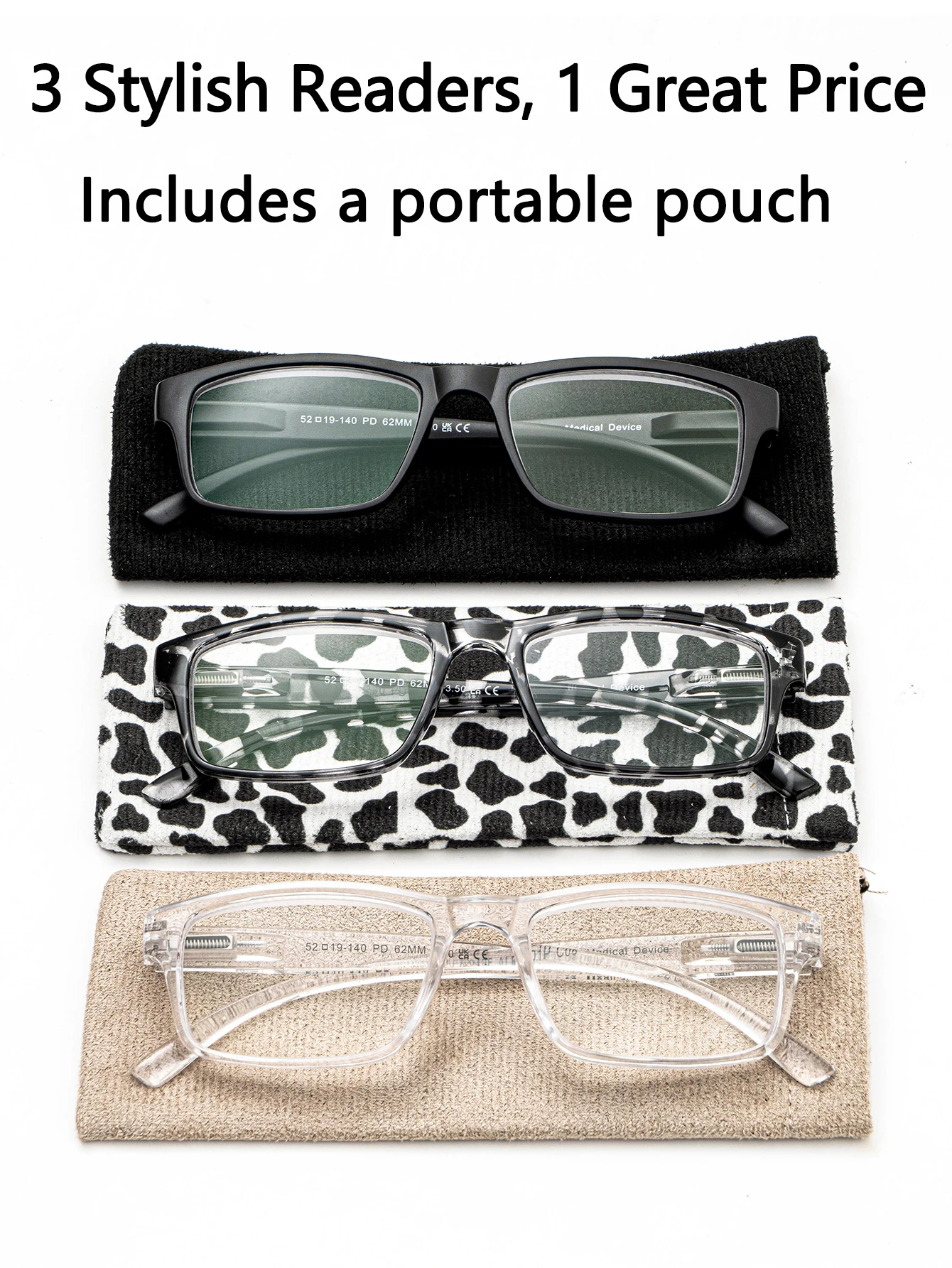 Photochrome, progressive multifokale Lesebrille für Presbyopie, Tr90 flexibler Rahmen, Metall-Federscharnier, Unisex