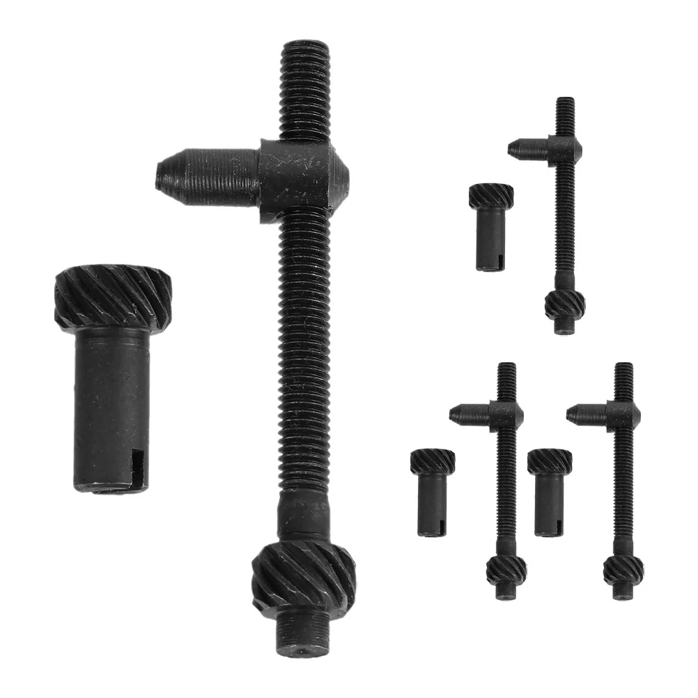 4 مجموعة بالمنشار الضابط طقم مسامير ربط 45Cc 52Cc 58Cc استبدال المعادن لسلسلة الموتر الضابط تركيب سريع ارتداء