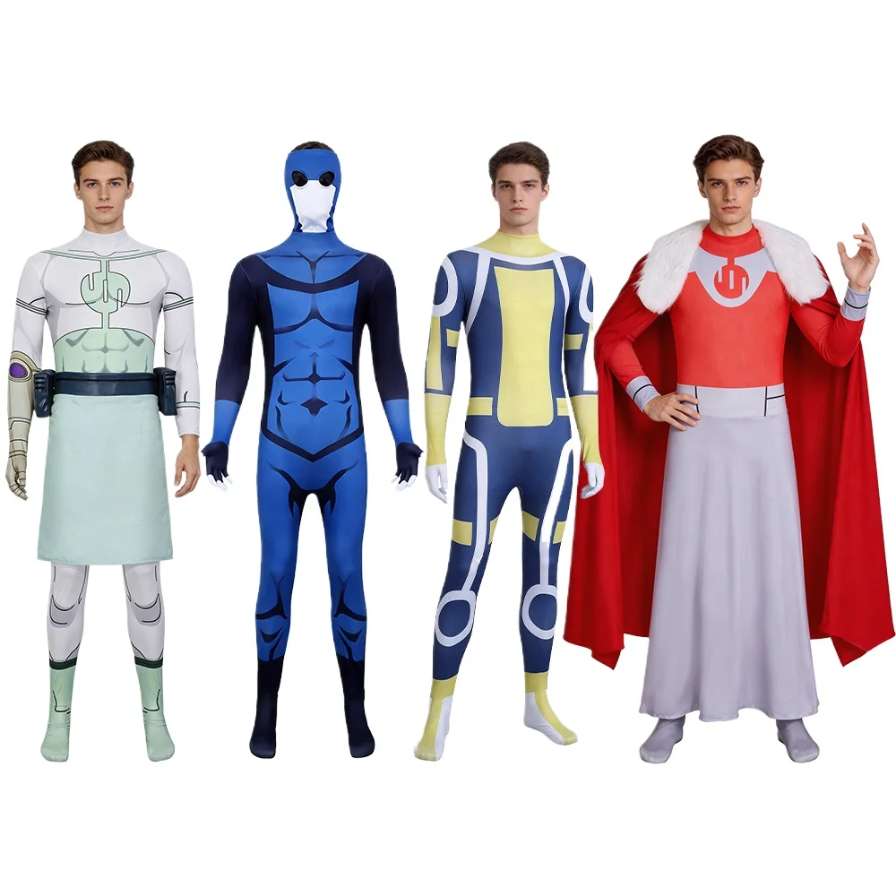 

Invincible Cosplay Thragg Jumpsuit Anime Superhero The Immortal Mark Full Set Costume Adult Kids Halloween Carnival Party Outfit