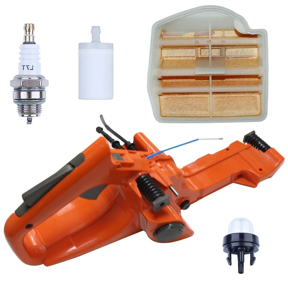 

Fuel Tank Assembly Spark Plug Air Filter Kit for Husqvarna 445 450 445E 450E part Replace for 525862104, 544128601, 577535101