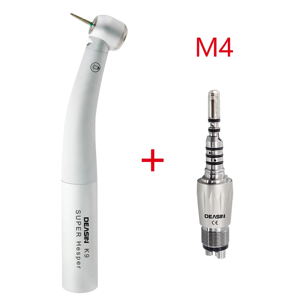 Tandheelkundige KV 9000 Type Tandheelkundige Hoge Snelheid Glasvezel LED Turbine Handstuk Voor KAVO Koppeling 2/4/6 gat Connector Tandheelkundige Gereedschappen