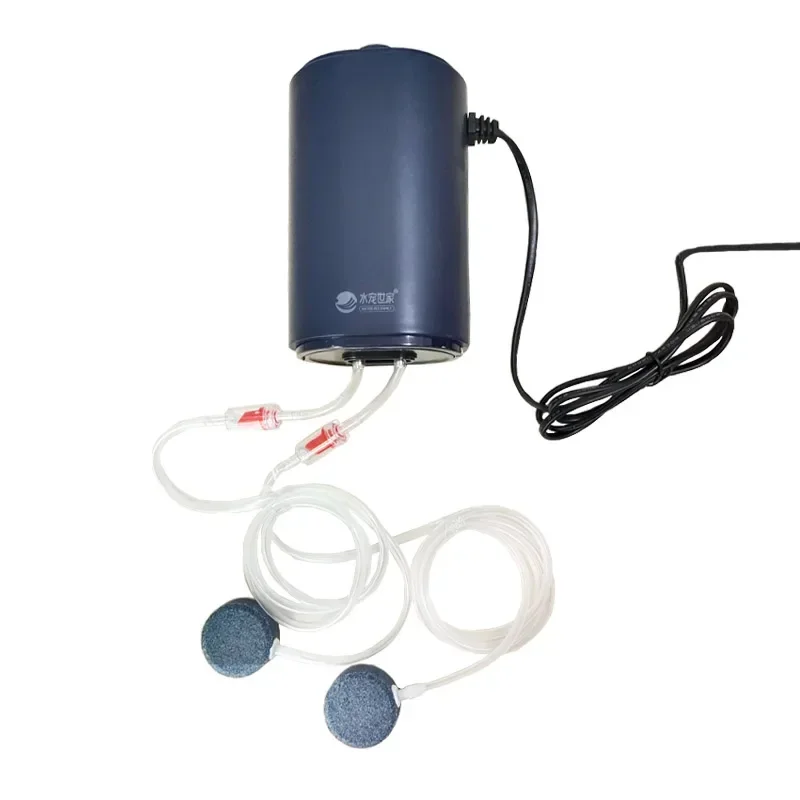 Silent Aquarium Air Pump with Check Valve Fish Tanks Accessories Aquarium Air Compressor Aerator 220-240v