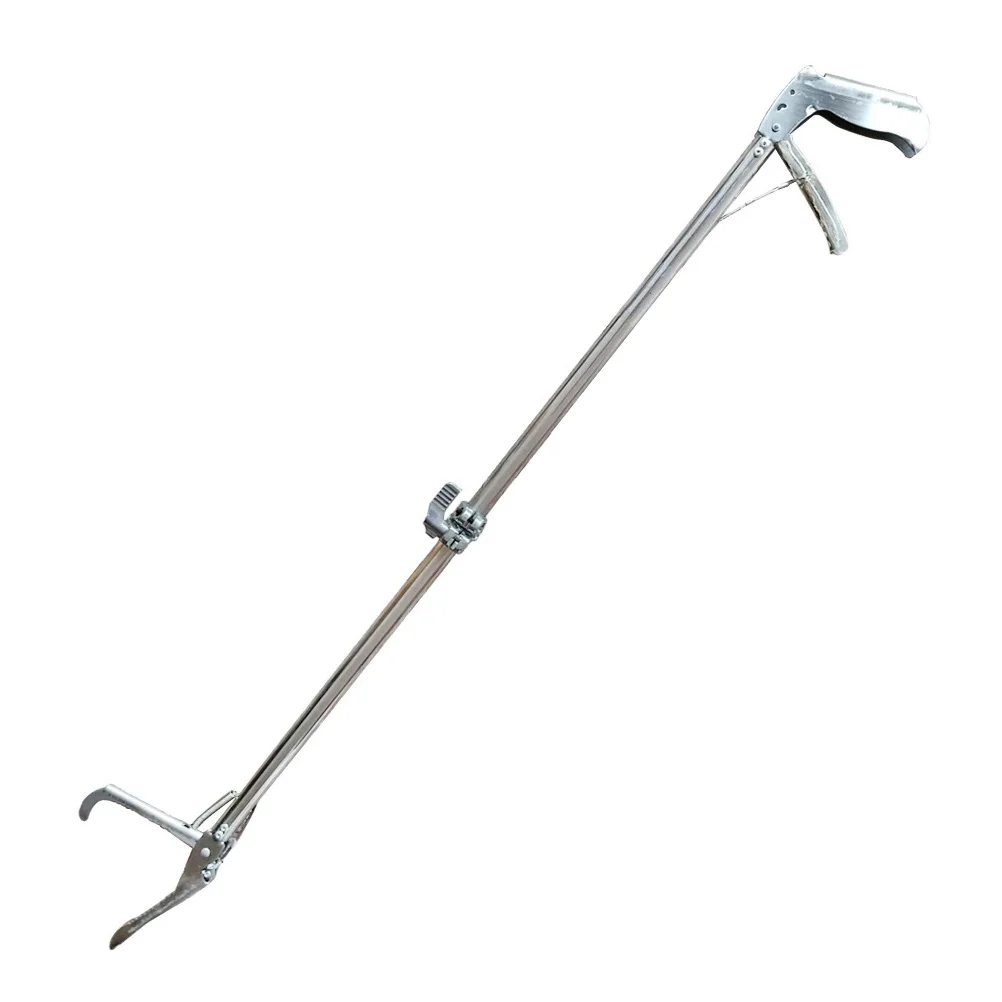 

Stainless Steel Eel Tong Crab Tongs Long Sticks Clamp Tweezers Snake Catcher Fish Tank Accessories BBQ Picnic Camping Lobster