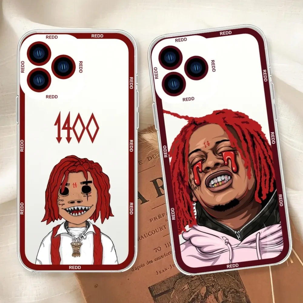 Rapper T-Trippie R-Redd Take Me Away Phone Case For Samsung  A52 A53 A70 A71 A72 A73 A80 A91 S Transparent Border Shell