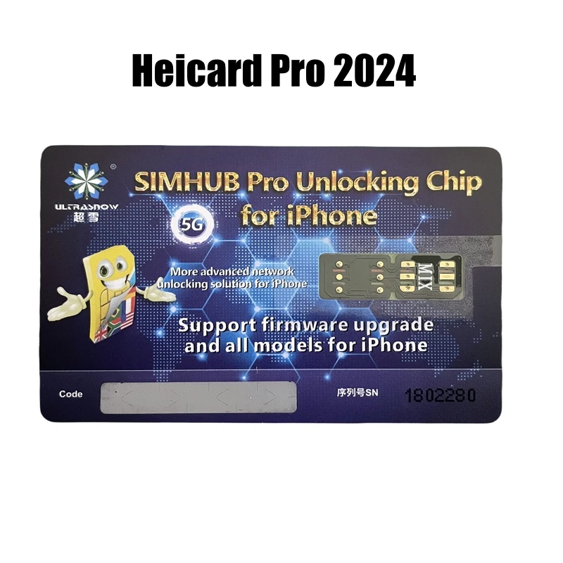 Latest Version Heicard Pro 2024 ESIM QPE Mode Volte for iPhone Xr 11 12 13 14 15