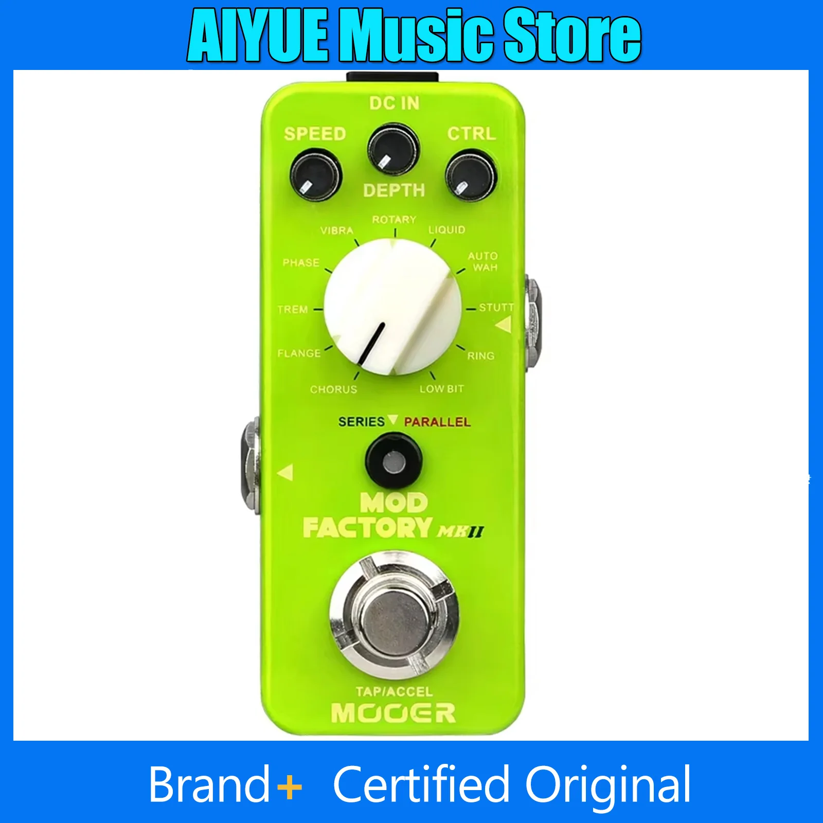 

MOOER Mod Factory MKII Guitar Effect Peda 11 Modulation Effect Mod Factory Tones Full Metal Shell Micro Pedal Guitar Accessories
